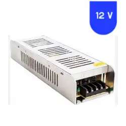 12 Volt 16.5 Amper Slim Metal Kasa Trafo