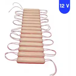 12 Volt 1.8 Watt Kırmızı Neon Cob Led Modül IP65 10 Adet Modül