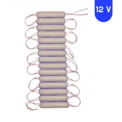 12 Volt 1.8 Watt Mavi Neon Cob Led Modül IP65 10 Adet Modül