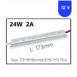12 Volt 2 Amper Kalem Ultra İnce Metal Kasa Trafo