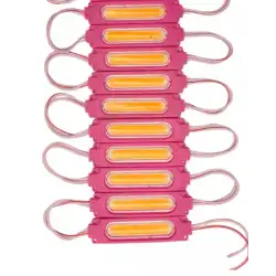 12 Volt 2 Watt Pembe Cob Led Modül IP65 10 Adet Modül