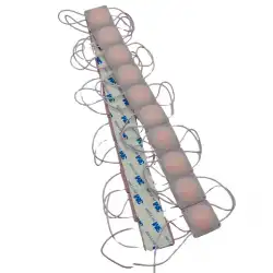 12 Volt 2 Watt Yeni Model Kırmızı Cob Led Modül IP65 10 Adet Modül