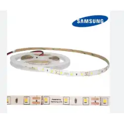 12 Volt 2835 Samsung 60 Led 6500 K Beyaz İç Mekan 5 Metre Şerit Led
