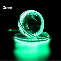 12 Volt 2835 SMD 240 Led 10mm Yeşil Işık İç Mekan 5 Metre Şerit Led