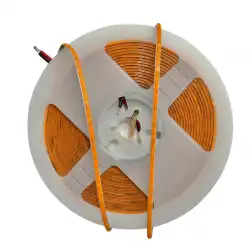 12 Volt 3 mm 400 Ledli Esnek Cob Şerit Pembe İç Mekan 5 Metre