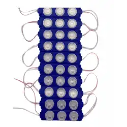 12 Volt 3 Watt 3 Lensli Mavi 3030 SMD Led Modül IP65 10 Adet Modül