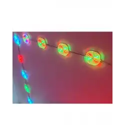 12 Volt 3 Watt Animasyonlu Yuvarlak Rgb Çakar Modül 10 Adet