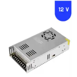 12 Volt 30 Amper Kalın Geniş Metal Kasa Trafo