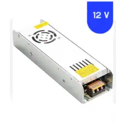 12 Volt 40 Amper Slim Metal Kasa Izgaralı Trafo