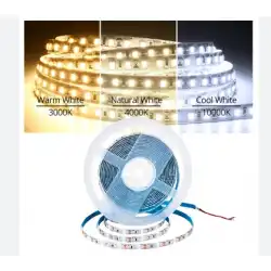 12 Volt 5 mm 2835 SMD 3000 K Günışığı İç Mekan 120 Ledli 5 Metre Şerit Led