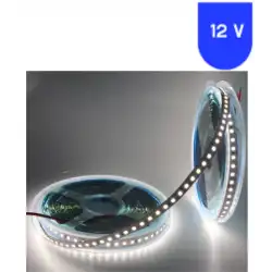 12 Volt 5 mm 2835 SMD 4000 K Naturel Beyaz İç Mekan 120 Ledli 5 Metre Şerit Led