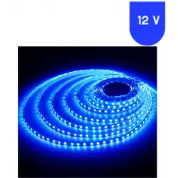 12 Volt 5 mm 2835 SMD Mavi İç Mekan 120 Ledli 5 Metre Şerit Led