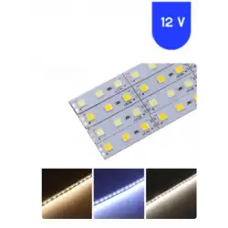 12 Volt 5630 Ledli 3000K Günışığı 72 Ledli Alüminyum Çubuk Bar 1 Metre