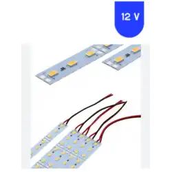 12 Volt 5630 Ledli 4000K Naturel Beyaz 72 Ledli Alüminyum Çubuk Bar 1 Metre