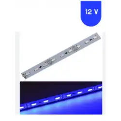 12 Volt 5630 Ledli Mavi Işık 72 Ledli Alüminyum Çubuk Bar 1 Metre