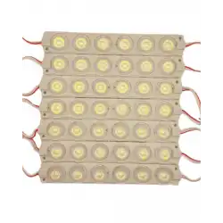 12 Volt 6 Watt 6 Lensli Günışığı 3030 SMD Led Modül IP65 10 Adet Modül