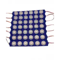 12 Volt 6 Watt 6 Lensli Mavi 3030 SMD Led Modül IP65 10 Adet Modül