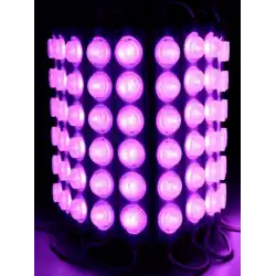 12 Volt 6 Watt 6 Lensli Mor 3030 SMD Led Modül IP65 10 Adet Modül