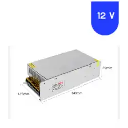 12 Volt 70 Amper Kalın Geniş Metal Kasa Trafo