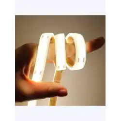 12 Volt 8 mm 480 Ledli Esnek Cob Şerit 4000 K Naturel Beyaz Dış Mekan IP68 5 Metre