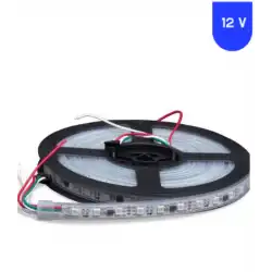 12 Volt ARGB Pixel Magic Kayar 60 Led IP 68 Dış Mekan 5 Metre