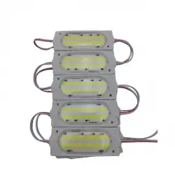 12 Volt Cob Ledli Animasyonlu Beyaz Çakar Modül 5 Adet