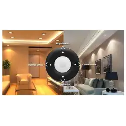 12V - 24V 4 Kanal 2.4 GHz CCT Touch Dokunmatik RF Led Dimmer