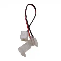 12V 6x12 mm Neon Led İğneli Çift Taraflı Bağlantı Konnektörü Ara Bağlantı Kablosu 3 Adet