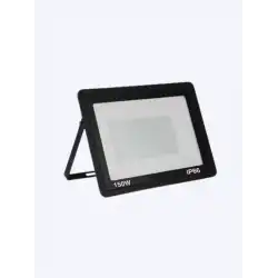 150 Watt Siyah Slim Kasa 6500K Beyaz Işık IP65 Led Projektör