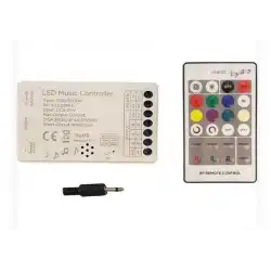 18A Sese ve Müziğe Duyarlı RGB Şerit Led RF Kontrol 5-24V