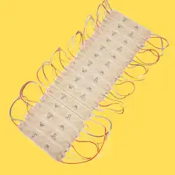 20 Adet 12 Volt 1.5 Watt 3 Lensli 3000K Günışığı 2835 SMD Led Modül IP65 Modül