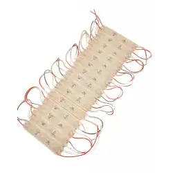 20 Adet 12 Volt 1.5 Watt 3 Lensli Beyaz 2835 SMD Led Modül IP65 Modül