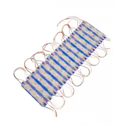 20 Adet 12 Volt 1.5 Watt 3 Lensli Turkuaz 2835 SMD Led Modül IP65