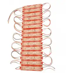 20 Adet 12 Volt 1.5 Watt 3 Lensli Kırmızı 2835 SMD Led Modül IP65  Modül