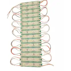 20 Adet 12 Volt 1.5 Watt 3 Lensli Yeşil 2835 SMD Led Modül IP65 Modül