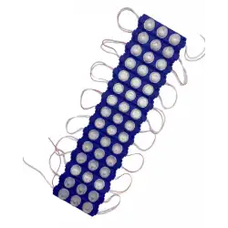 20 Adet 12 Volt 3 Watt 3 Lensli Mavi 3030 SMD Led Modül IP65