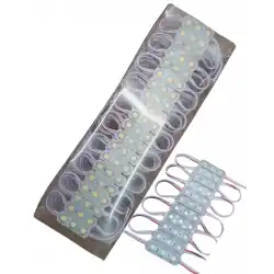 200 Adet 12 Volt 1.5 Watt Mini 3 Lensli Kırmızı 2835 SMD Led Modül IP65 1 Paket