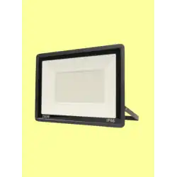 200 Watt Siyah Slim Kasa 3000K Günışığı IP65 Led Projektör