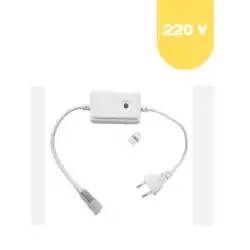 220 Volt RGB 60 Ledli 3 Çipli Hortum Led 5 Metre Güç Kablosu Dahil