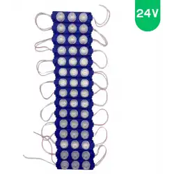 24 Volt 3 Watt 3 Lensli Mavi 3030 SMD Led Modül IP65 10 Adet Modül