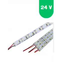 24 Volt 4014 Ledli 6500 K Beyaz Işık 144 Ledli Alüminyum Çubuk Bar 1 Metre