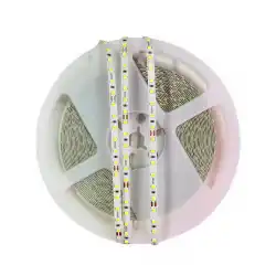 24 Volt 5 mm 2835 SMD 4000K Naturel Beyaz İç Mekan 120 Ledli 10 Metre Şerit Led