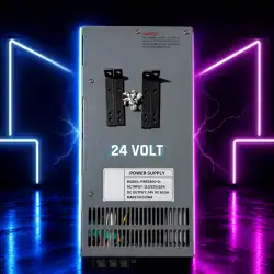 24 Volt 62.5 Amper 1500 W Kalın Metal Kasa Fanlı Trafo