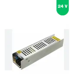 24 Volt 6.5 Amper Slim Metal Kasa Trafo
