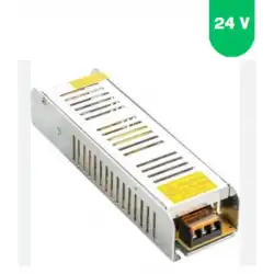 24 Volt 6.5 Amper Slim Metal Kasa Trafo
