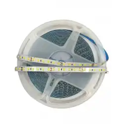 24 Volt 8 mm 2835 SMD 4000K Naturel Beyaz İç Mekan 120 Ledli 10 Metre Şerit Led