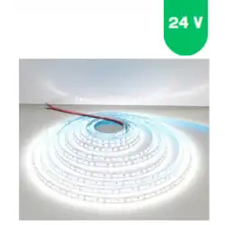 24 Volt 8 mm Pixel 6500 K Beyaz İç Mekan 120 Ledli 10 Metre Şerit Led