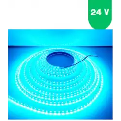24 Volt 8 mm Pixel Turkuaz İç Mekan 120 Ledli 10 Metre Şerit Led
