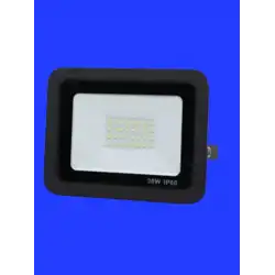 30 Watt Siyah Slim Kasa Mavi Işık IP65 Led Projektör