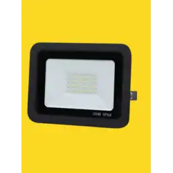 30 Watt Siyah Slim Kasa Sarı Amber IP65 Led Projektör